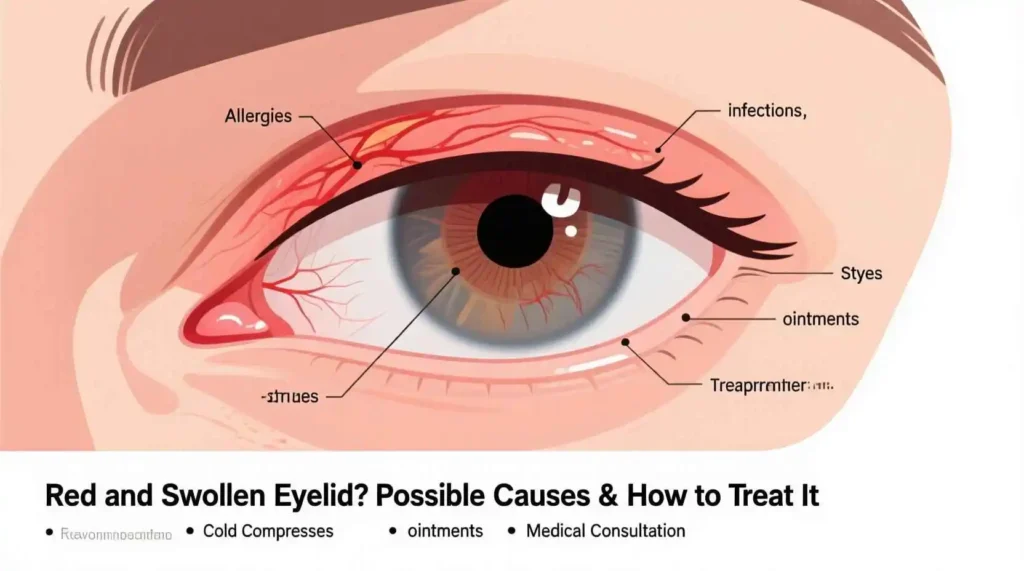 Swollen eyelid